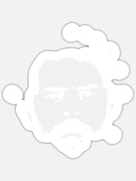 Lula 2022 - Lula Presidente 22 - Lula 13 Brasilien - Sticker Größe S (10 x 10 cm) - Mattweiß