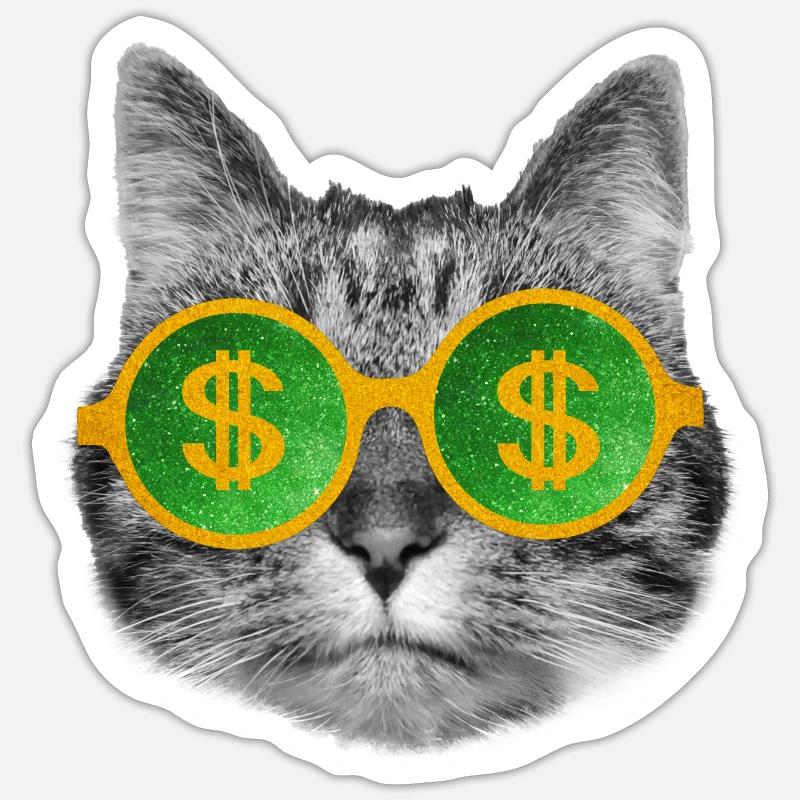 Komisch - Sticker Größe S (10 x 10 cm) - Mattweiß