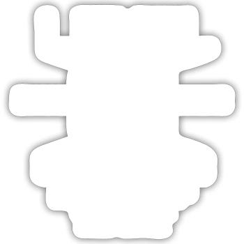 31 Birthday Gamer Niveau 31 Terminé - Sticker taille S (10 x 10 cm) - blanc mat - Devant