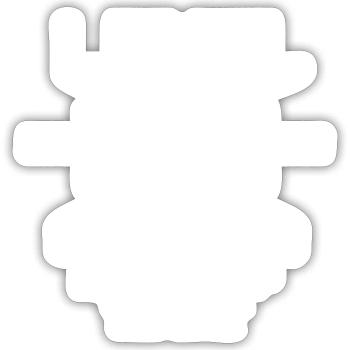 39 Birthday Gamer Niveau 39 Complet - Sticker taille S (10 x 10 cm) - blanc mat - Devant