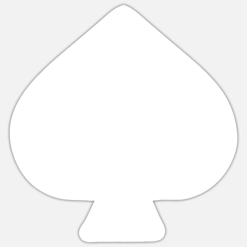 PIK-DAME - Sticker Größe S (10 x 10 cm) - Mattweiß