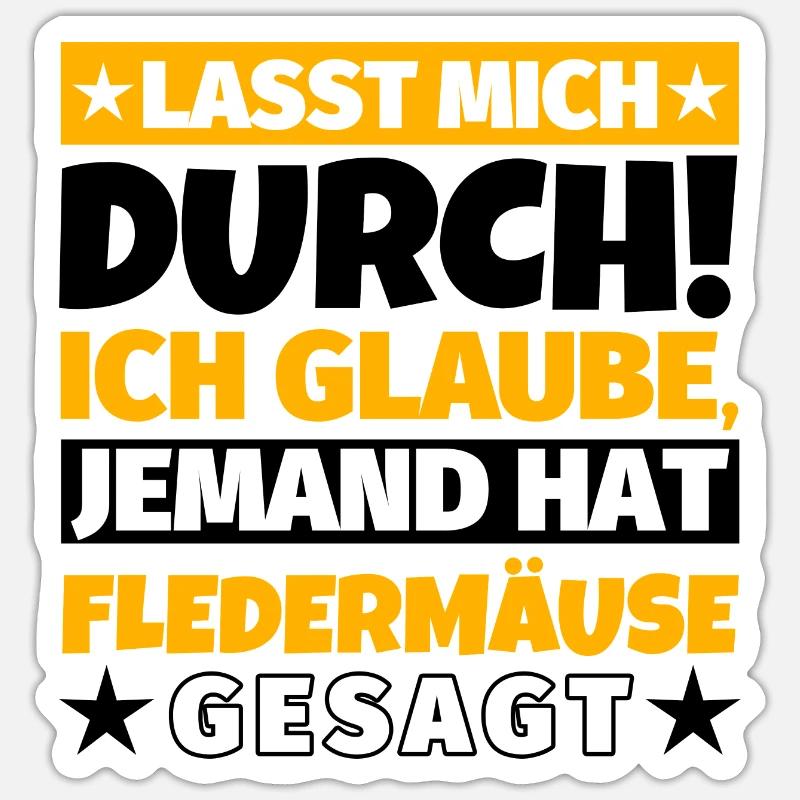 Sticker Größe S (10 x 10 cm) - 