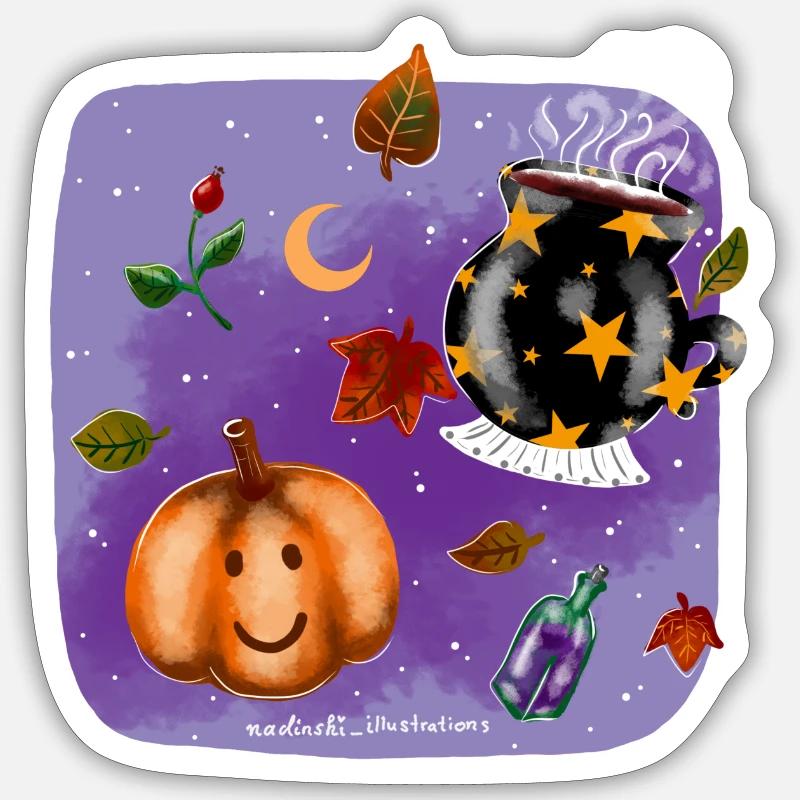 Witch stuff Sticker size S (10 x 10 cm)