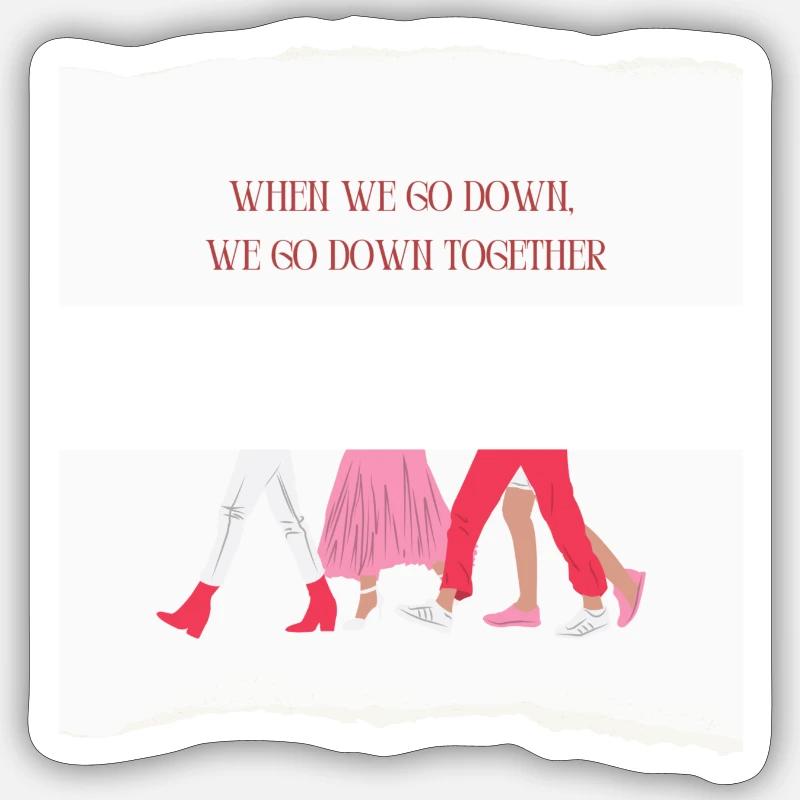 Demonstration Sticker size S (10 x 10 cm)