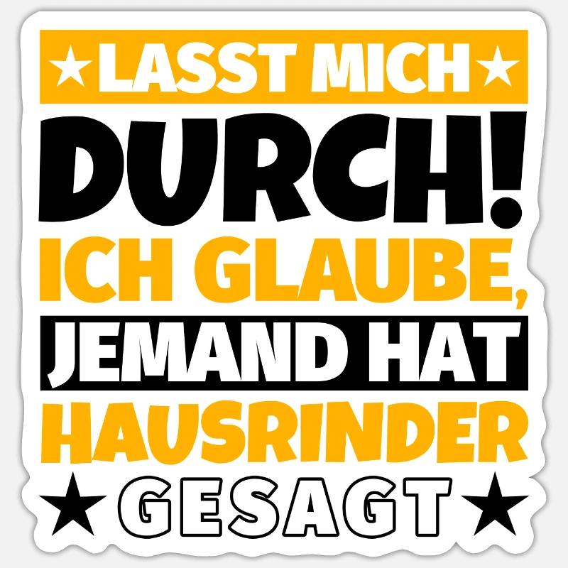 Sticker Größe S (10 x 10 cm) - 