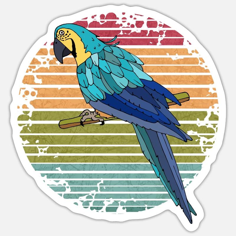 Bird - Sticker size S (10 x 10 cm) - white matte