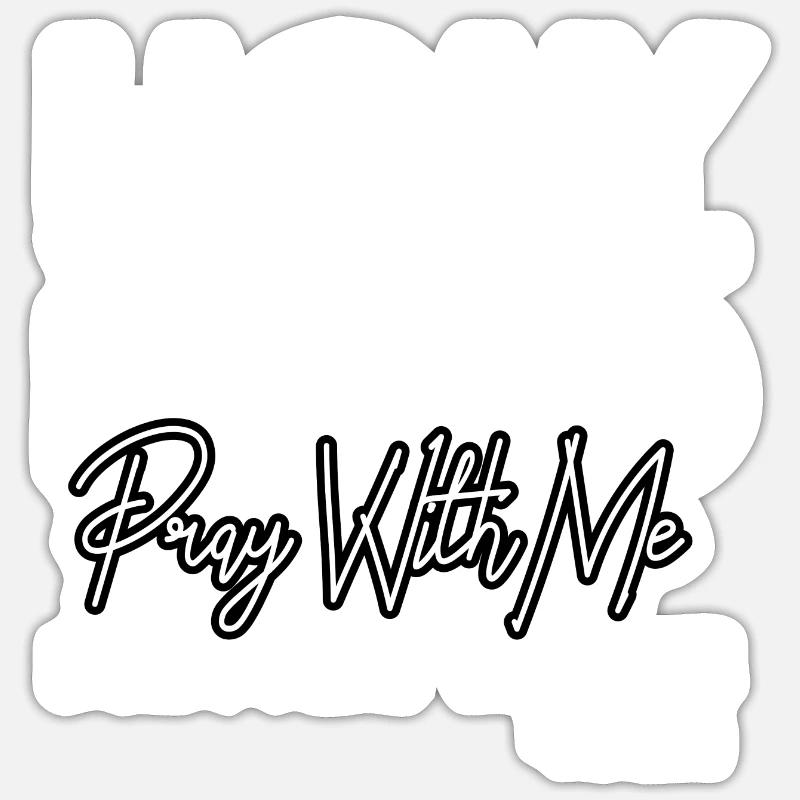 Saint avec un soupçon drôle de citation capuche Parier Sticker taille S (10 x 10 cm)