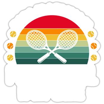 Pickleball Dad funny quote father pickleball Vin - Sticker size S (10 x 10 cm) - white matte - Front