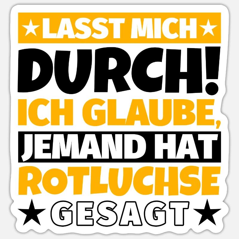 Sticker Größe S (10 x 10 cm) - 