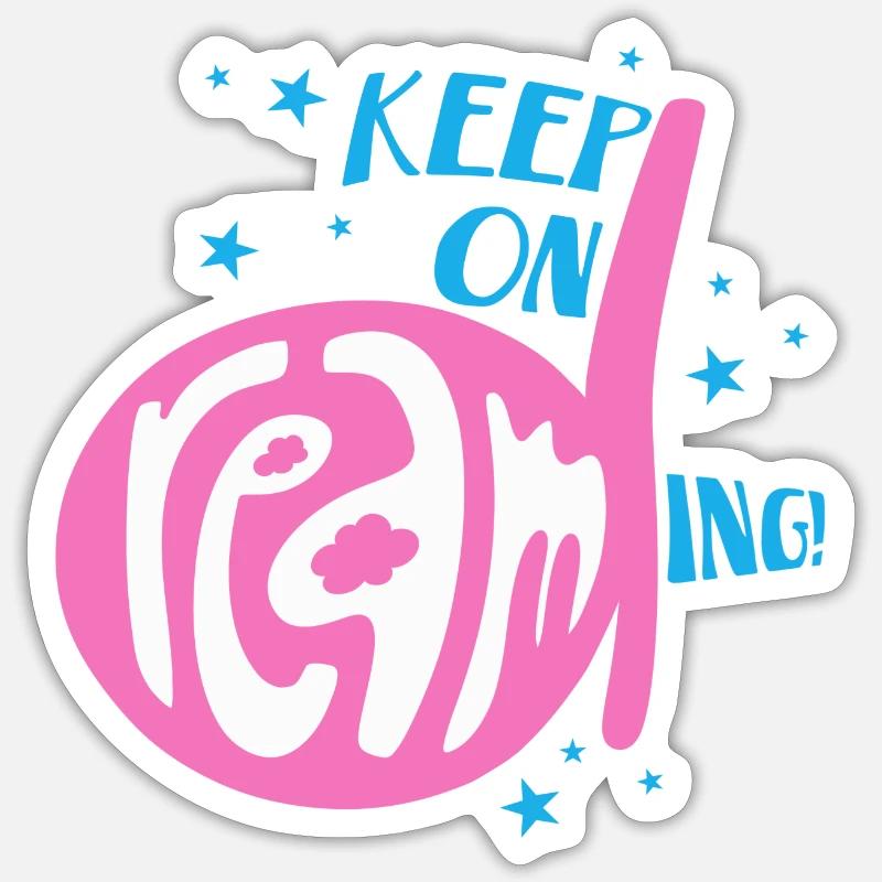 Keep on Dreaming! - Keep dreaming! Sticker size S (10 x 10 cm)