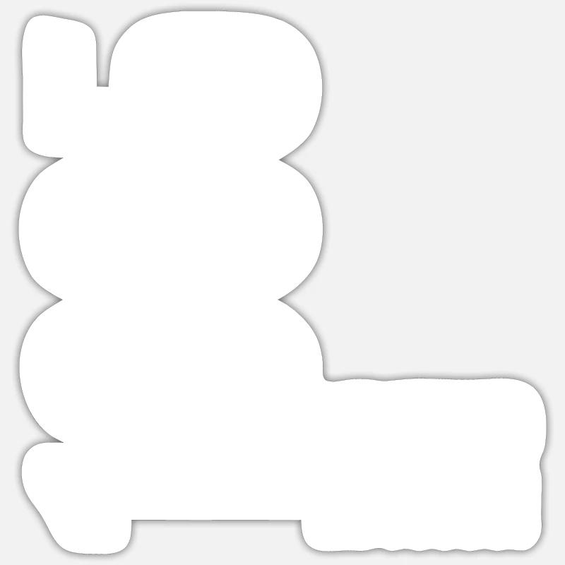 1995 Édition limitée - Sticker taille S (10 x 10 cm) - blanc mat