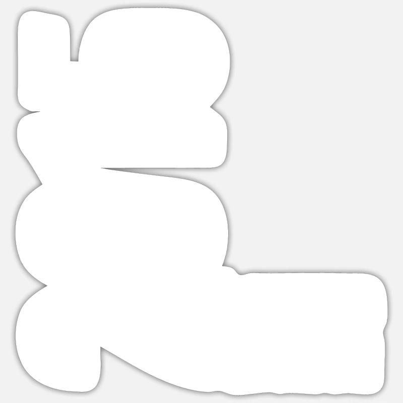 2015 Limited Edition - Sticker Größe S (10 x 10 cm) - Mattweiß