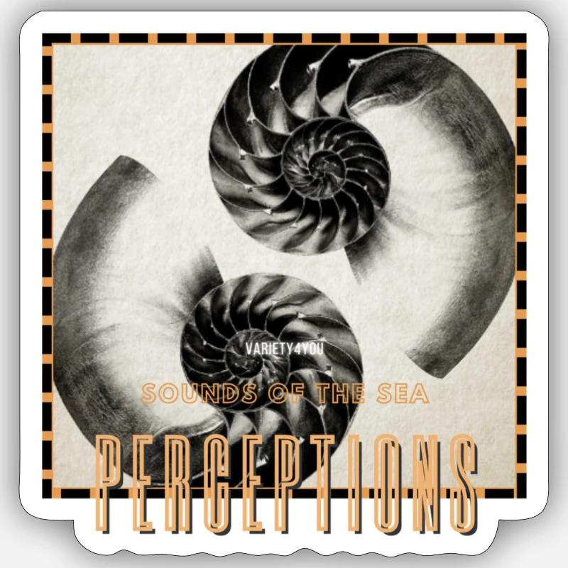 Thème Sons de la mer Sticker taille S (10 x 10 cm)