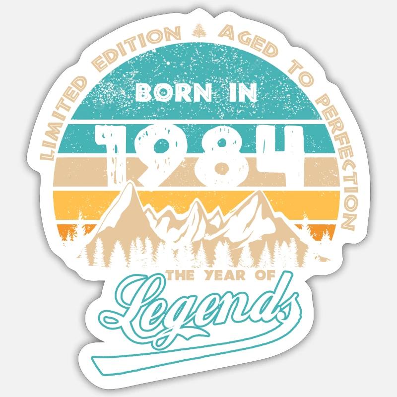 Legends 1984 Sticker size S (10 x 10 cm)