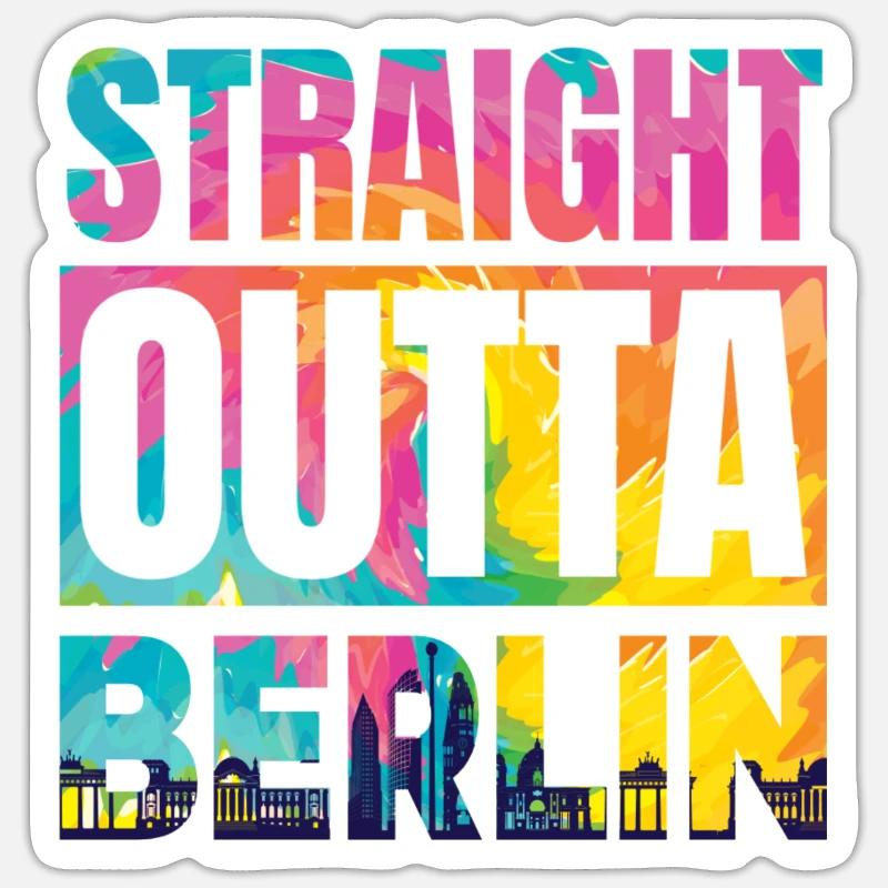 Directly from Berlin Sticker size S (10 x 10 cm)