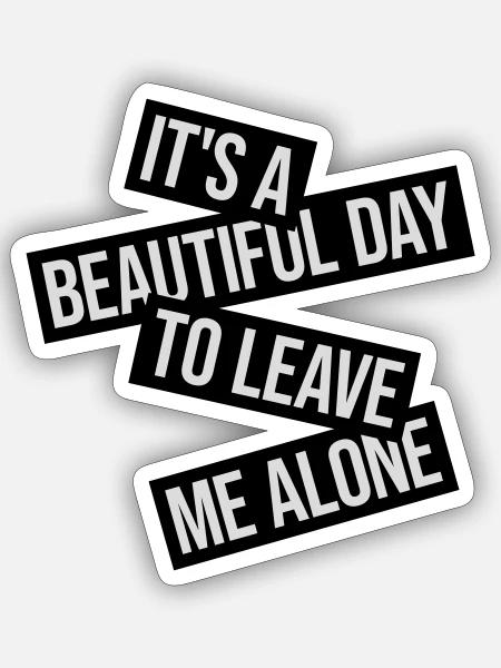  - Sticker size S (10 x 10 cm) - white matte