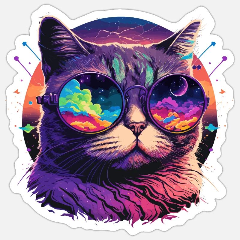 Electronic - Sticker size S (10 x 10 cm) - white matte