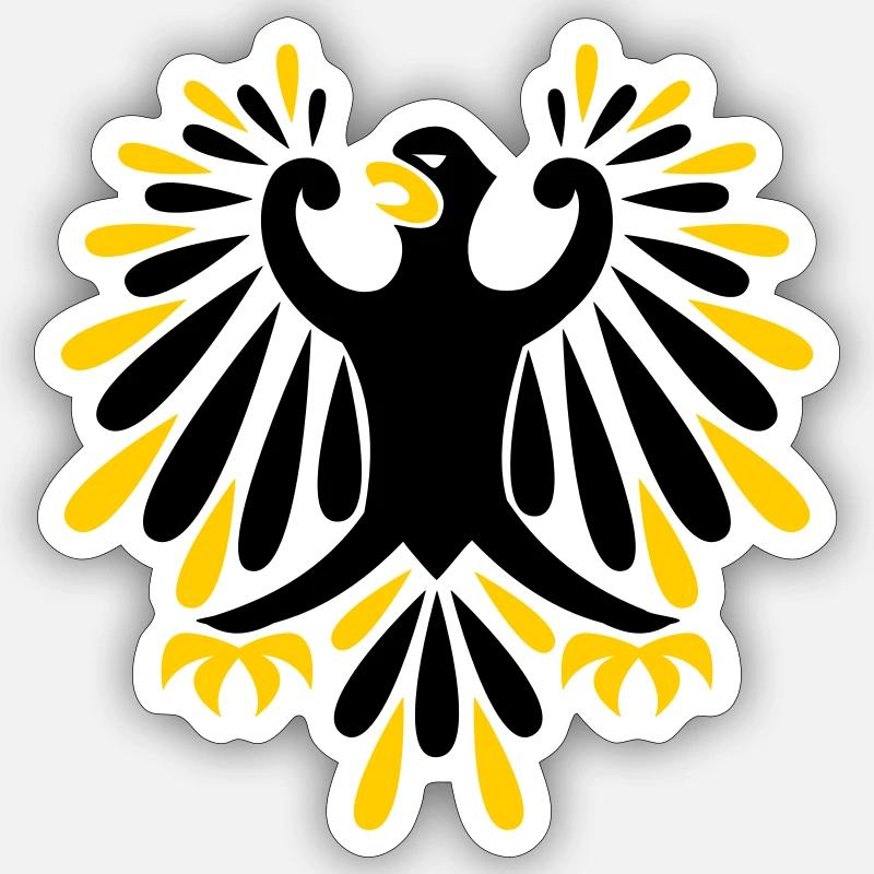 Eagle - Sticker size S (10 x 10 cm) - white matte