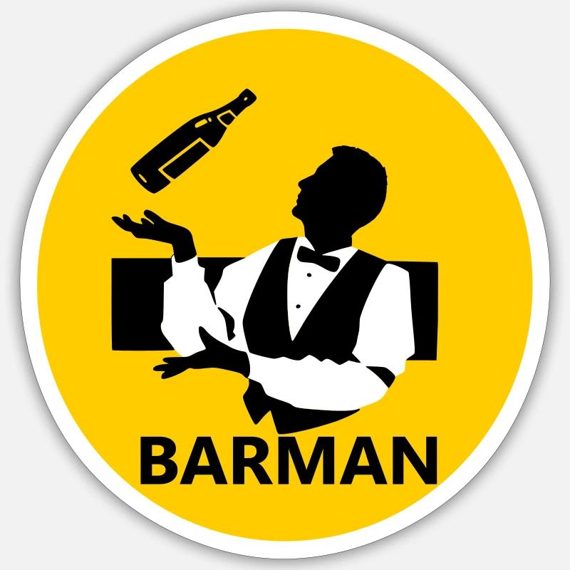 Barkeeper Sticker Größe S (10 x 10 cm)