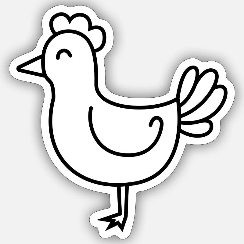 Sticker taille S (10 x 10 cm) - 