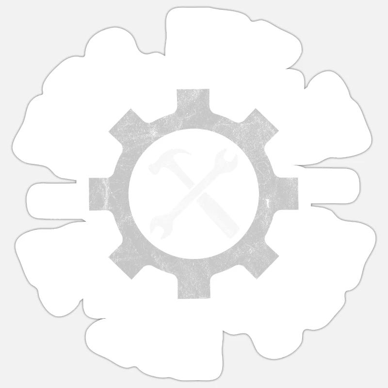 Mrs Fix It - Sticker size S (10 x 10 cm) - white matte