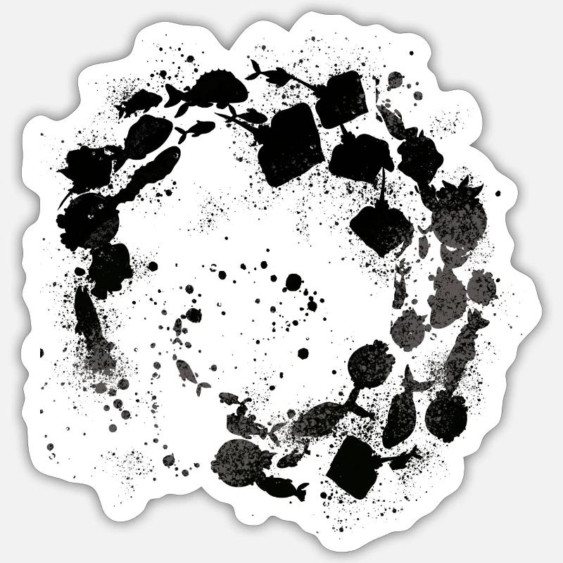 Sticker Größe S (10 x 10 cm) - 