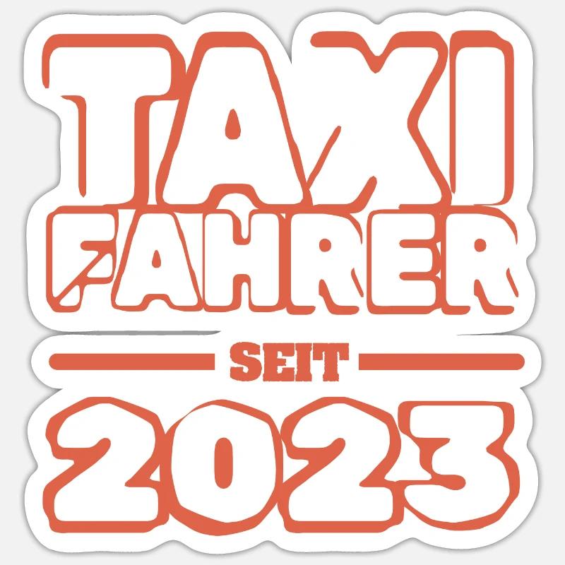 Jahr 2023 - Sticker Größe S (10 x 10 cm) - Mattweiß
