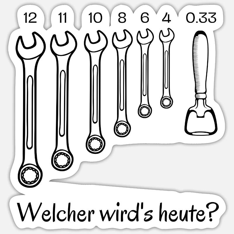 Sticker Größe S (10 x 10 cm) - 