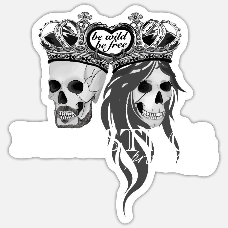 𝔻𝔼𝕊𝔸𝕊𝕋ℝÖ𝕊 𝖕𝖗𝖔𝖛𝖔𝖐𝖆𝖓𝖙 𝖜𝖍𝖎𝖙𝖊 Sticker Größe S (10 x 10 cm)