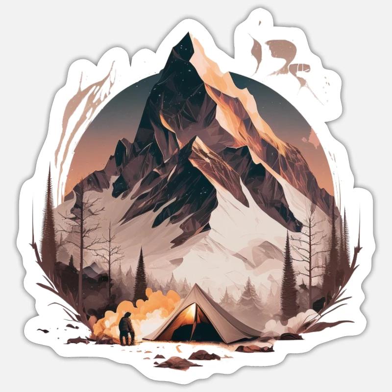Conception sans titre 198 - Sticker taille S (10 x 10 cm) - blanc mat
