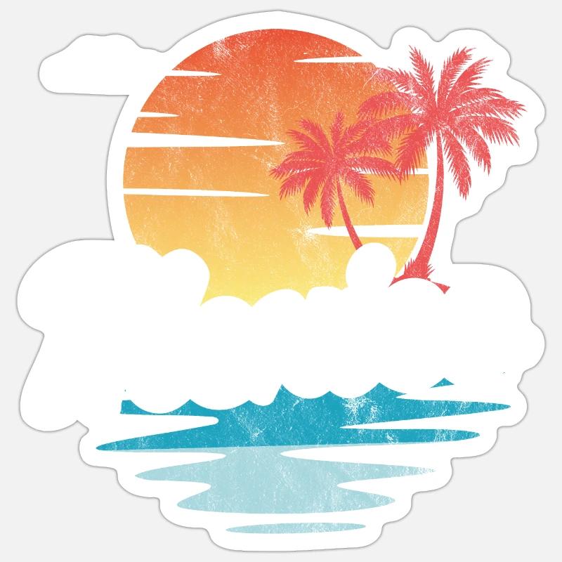 Mexique - Sticker taille S (10 x 10 cm) - blanc mat