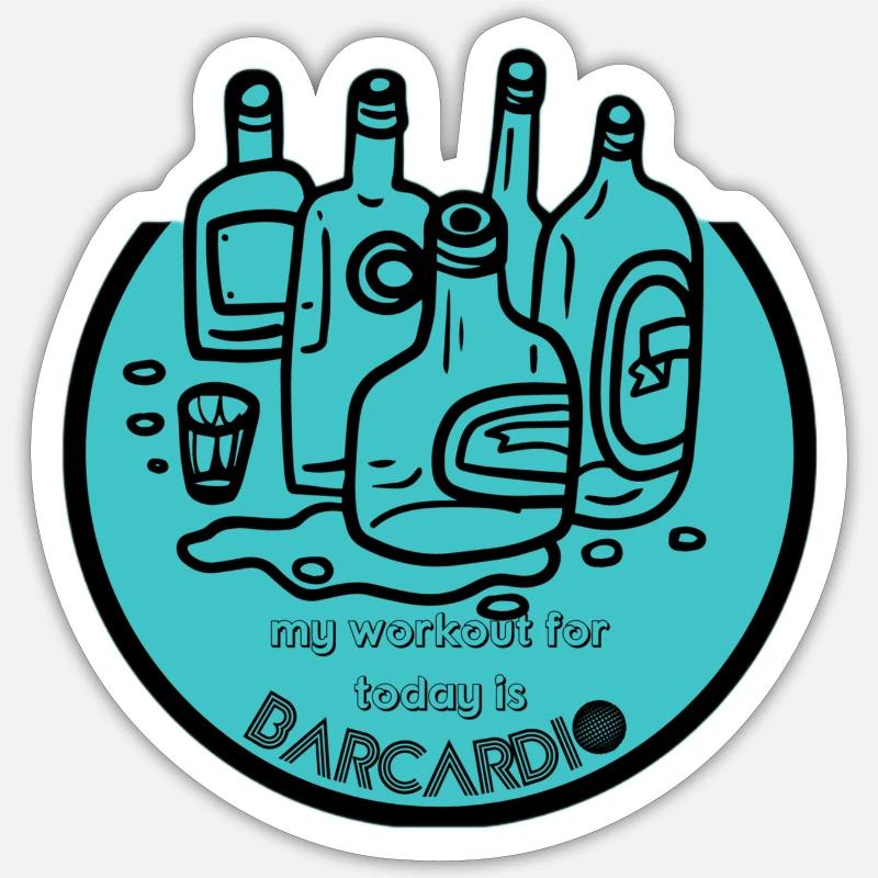 BarCardio Sticker taille S (10 x 10 cm)