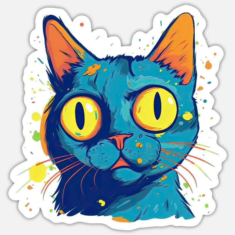 Failed cat Sticker size S (10 x 10 cm)