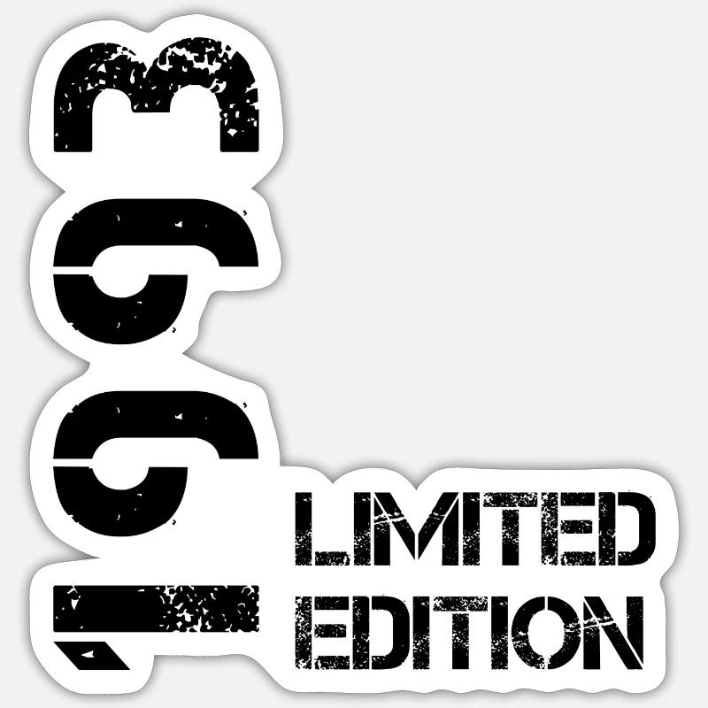 Runder 30. Geburtstag coole Geschenkidee Sticker Größe S (10 x 10 cm)