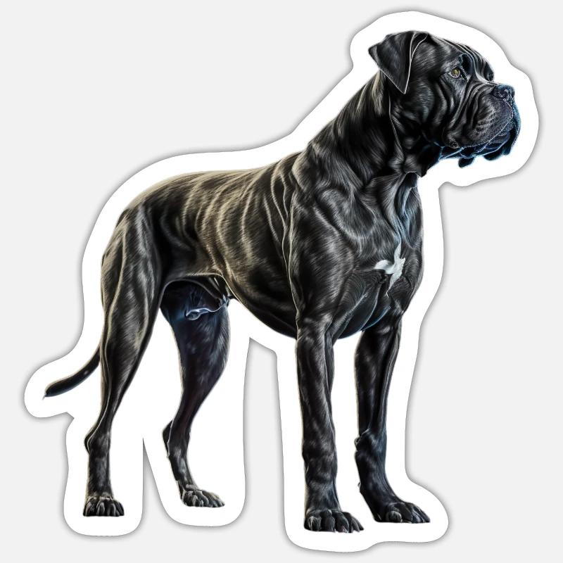Cane Corso für einen Cane Corso Besitzer - Sticker Größe S (10 x 10 cm) - Mattweiß