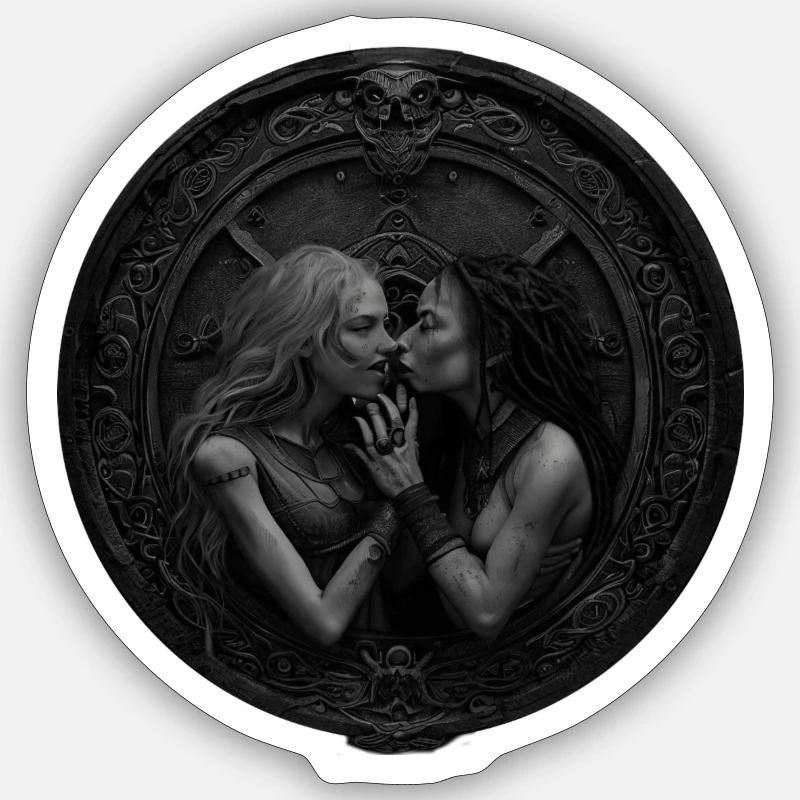 Sœurs Wicca Sticker taille S (10 x 10 cm)