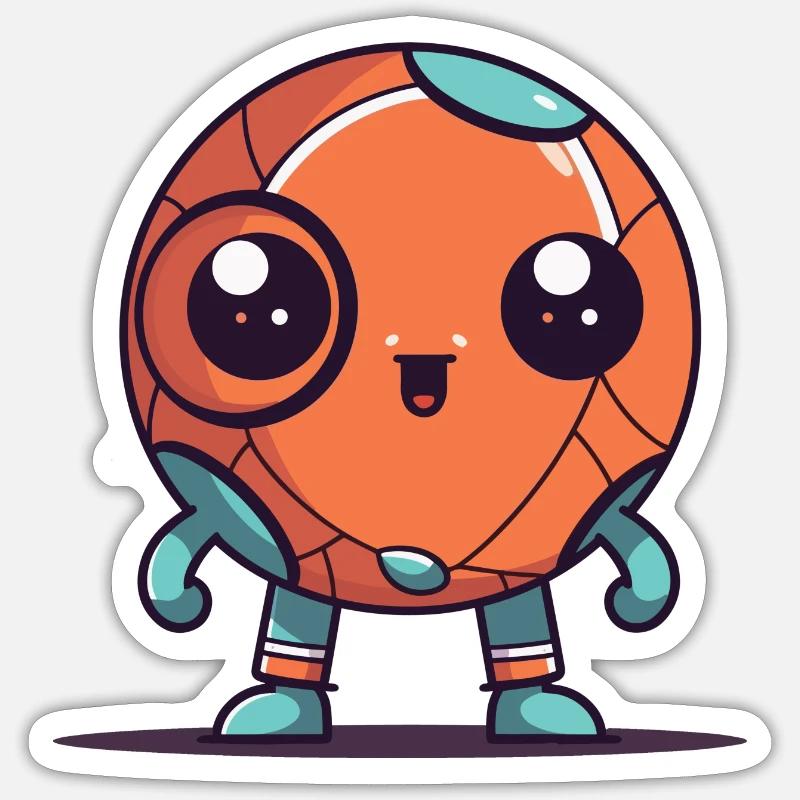 Lebender Ballon Sticker Größe S (10 x 10 cm)