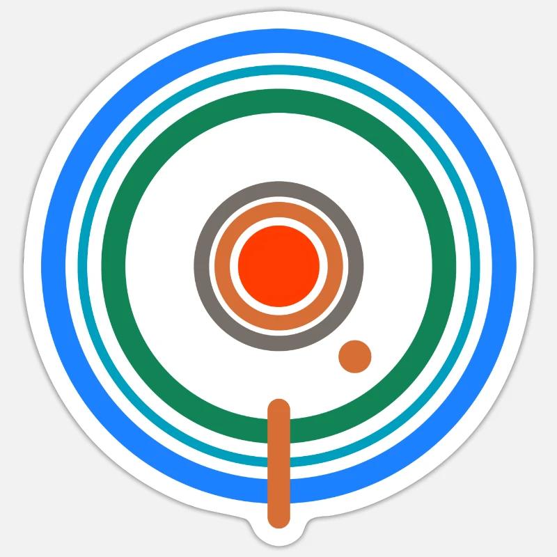 BLAUER MONTAG Sticker Größe S (10 x 10 cm)