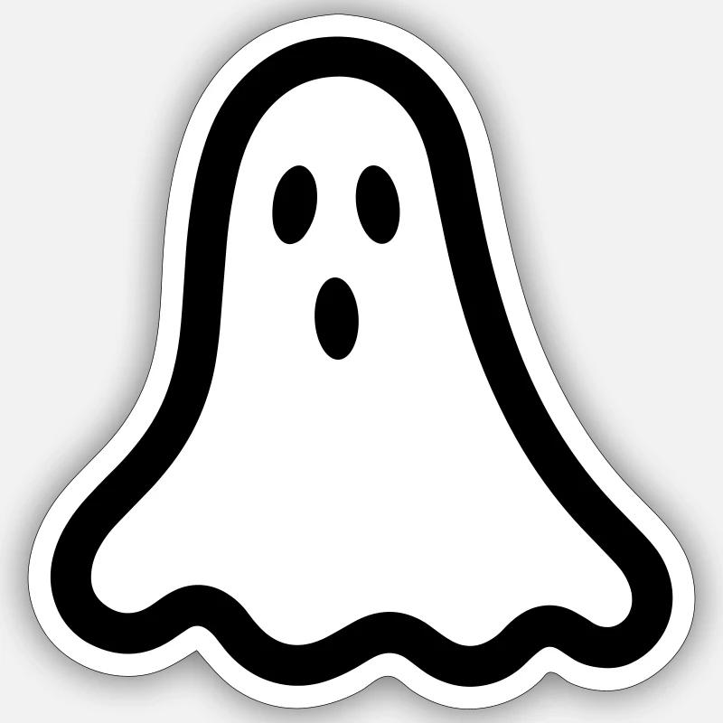 Geist Sticker Größe S (10 x 10 cm)
