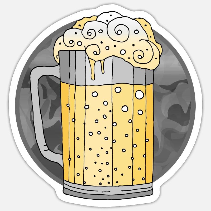 Mug - Sticker taille S (10 x 10 cm) - blanc mat