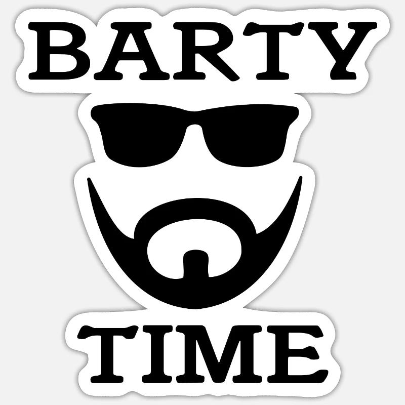 BARTY TIME Sticker Größe S (10 x 10 cm)