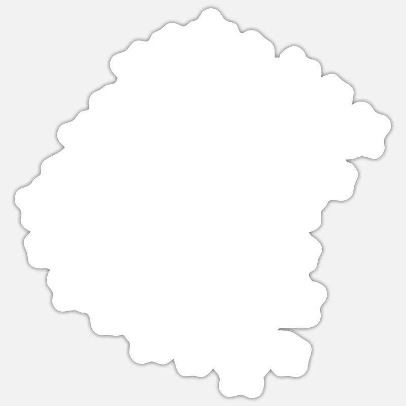 Collie - Sticker Größe S (10 x 10 cm) - Mattweiß