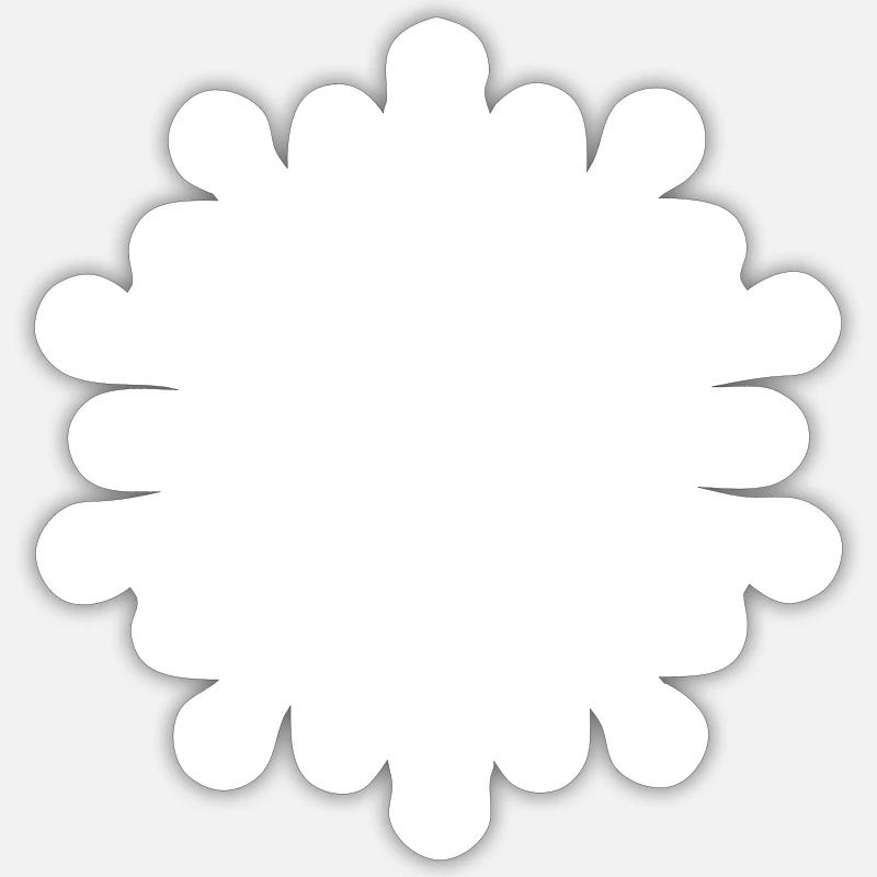Crypto Bitcoin Trading - Sticker Größe S (10 x 10 cm) - Mattweiß