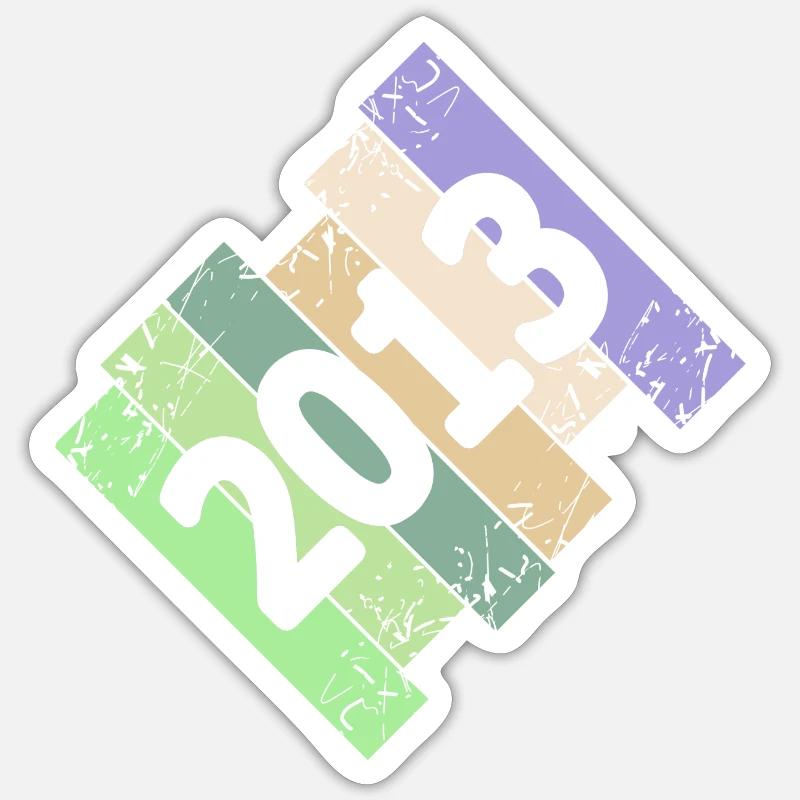 2013 Sticker size S (10 x 10 cm)