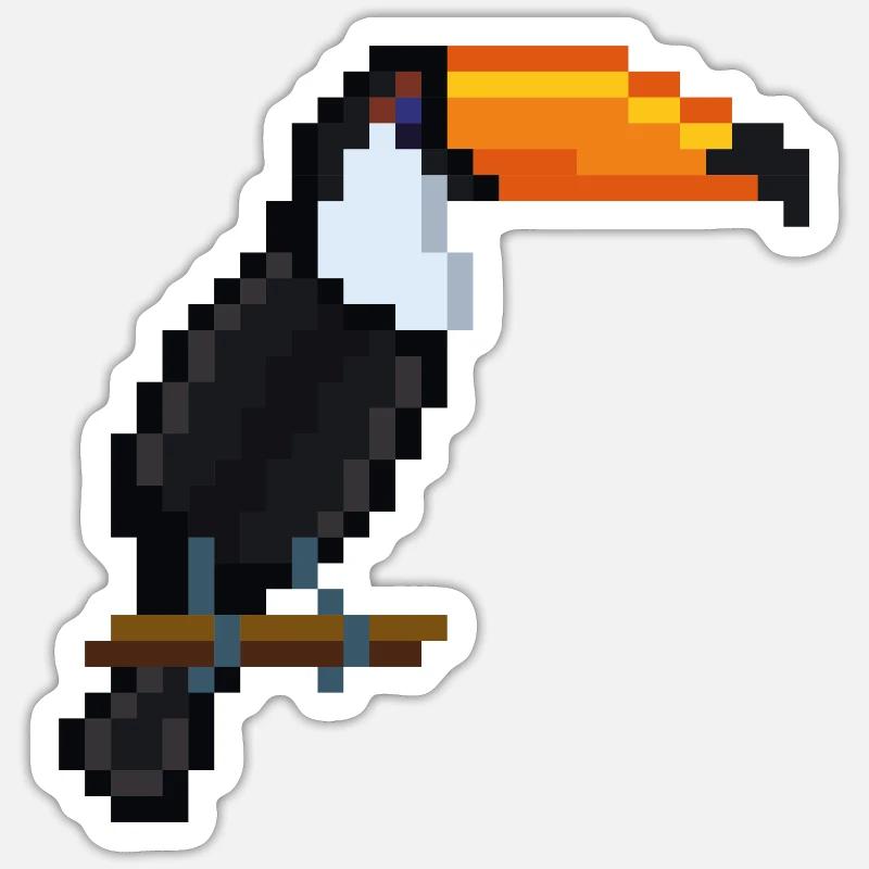 Vogel Sticker Größe S (10 x 10 cm)