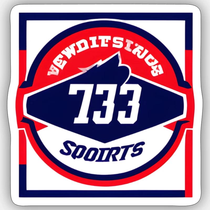 Baseball #1 - Sticker taille S (10 x 10 cm) - blanc mat