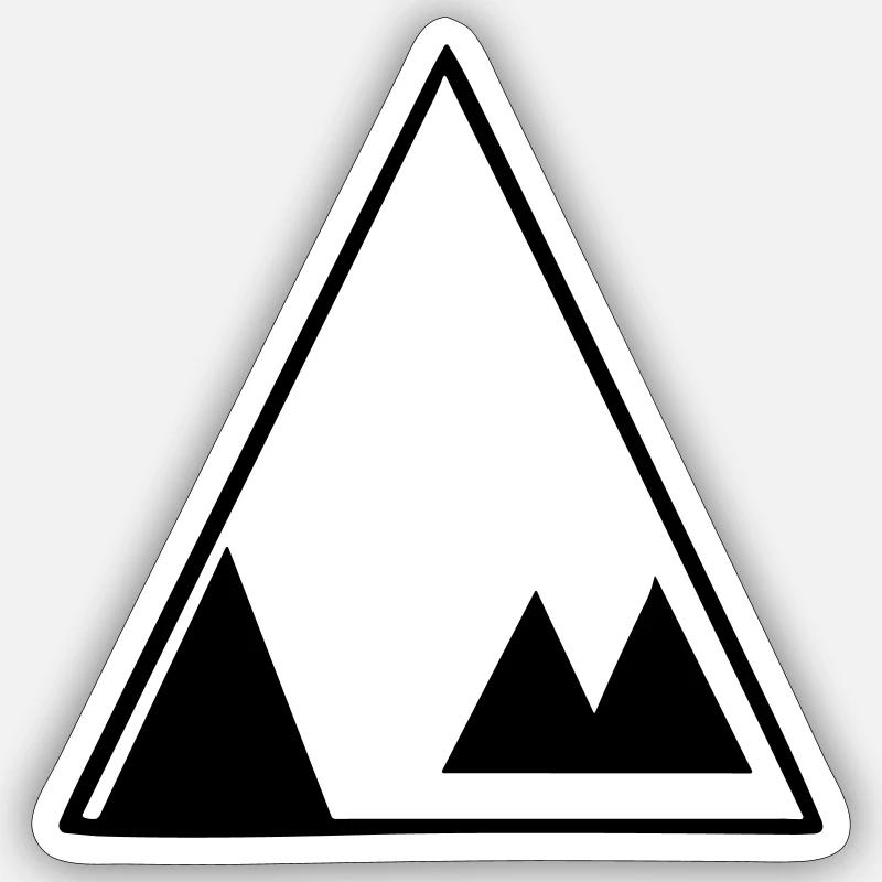 Campingzelt Sticker Größe S (10 x 10 cm)