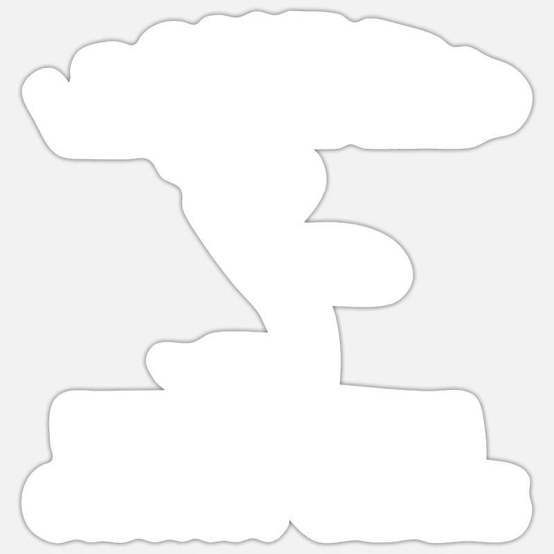 Random Gravity Checks Funny Sticker size S (10 x 10 cm)