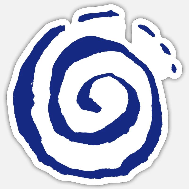 Spirale Sticker Größe S (10 x 10 cm)