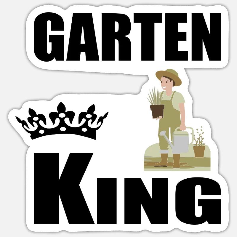 Garten Sticker Größe S (10 x 10 cm)